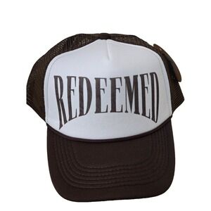 GLO Redeemed Trucker‎ Hat O/S Brown NWT